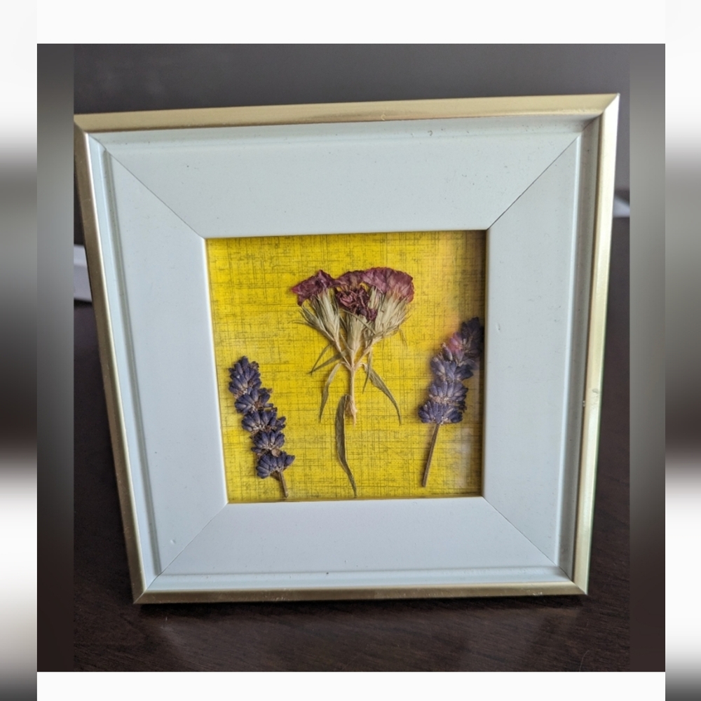 Framed Pressed Flower Art